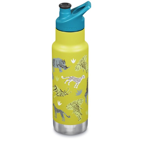 Klean Kanteen 12 oz. Kid's Insulated Narrow Bottle w/ Sport Cap - Safari