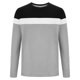 thumbnail image 4 of pstuiky manga larga para hombre, Camiseta deportiva informal de manga larga con cuello redondo y parches para hombre tops de invierno para hombre l, 4 of 6