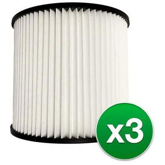 Compatible with ShopVac Genuine Vacuum Filter for 90304 / Type U (3 Pack)