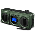 thumbnail image 1 of Avantree Boombyte - Portable Digital FM Radio & Bluetooth Speaker with Superb Stereo Sound, Metal Finish, Long Rechargeable, 1 of 8