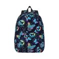 thumbnail image 2 of Rocae Blue Butterfly for Durable Canvas Backpack Leisure Large Bag Travel Rucksack Multi-function Backpack Medium, 2 of 8