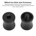 thumbnail image 3 of Joint Protector For Billiard Pool Cue Stick, Ergonomic Design Billiard Cue Stick Joint  Aluminum Alloy Quick Release Billiard Cue Accessories For Pool Cue Billiards Stick, Black, 3 of 8
