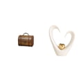 thumbnail image 1 of Joyero De Madera Con Forma De Corazón, Organizador, Cofre Del Tesoro, Diseño Vintage, Caja De Almacenamiento Decorativa, Joyero Para Anillos, Joyería Corporal, Escultura, Adorno De, 1 of 8