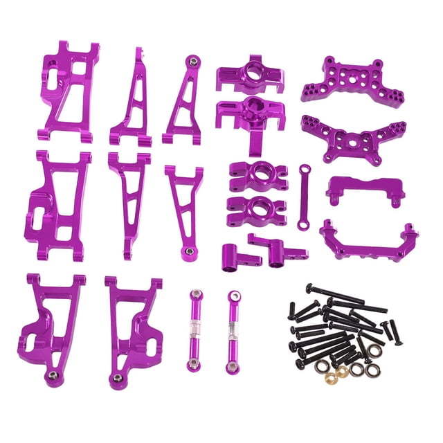 BELOVING 1/14 RC Car Upgrades Accessories Front and Rear Shock Tower for 14210 Trucks violet