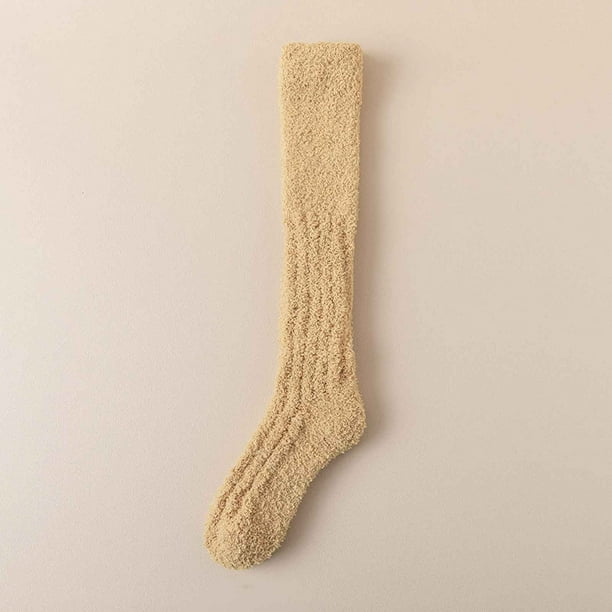 Calcetines para mujer, pantuflas, calcetines de invierno cálidos con forro polar, calcetines acogedores, suaves, gruesos y peludos, calcetines navideños para mujer