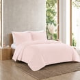 thumbnail image 2 of Swift Home Ensemble housse de couette unie ultra douce, Très grand lit, Rose poudré, 2 of 6