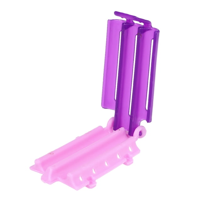 Riousery 36 Piezas Varillas de Onda Fría Rizador de Maíz Clip de Peluquería Herramienta de Peinado Púrpura
