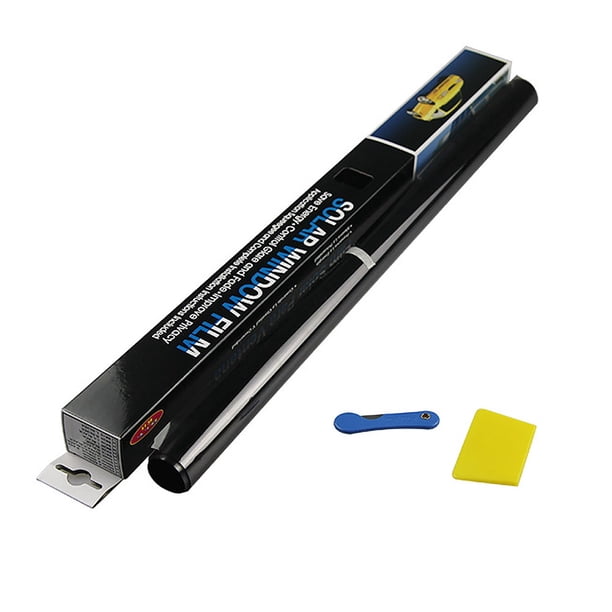 Película de techo de coche Protección UV Super Black Sunscreen Film Privacidad a prueba de sol 75cm * 6m Likrtyny Accesorios para autos y motos
