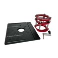 thumbnail image 1 of Router Lift 65mmDiam Motors Router Lift Table Base Alum Woodworking Router Table Insert Plate Board For Trimmer Engravinger Base ,Easy Setup, 1 of 7