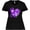 AB-Black, variant on Inktastic Alzheimers Awareness Purple Ribbon Around Heart Women's Plus Size T-Shirt