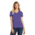 thumbnail image 1 of Camiseta con cuello en V Perfect Blend® para mujer de District®. DM1190L Distrito DM1190L, 1 of 1