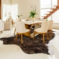 thumbnail image 6 of Easycozy Faux Cowhide Large Cow Print 5.2 x 6.2 Feet Thickened Elastic Rug for Bedroom, Living Room, Home Office, Western Decor, 6 of 7