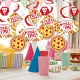 thumbnail image 2 of Big Dot of Happiness Pizza Party Time - Baby Shower or Birthday Party Hanging Decor - Party Decoration Swirls - Set of 40, 2 of 8