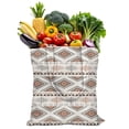 thumbnail image 1 of Rustic Earthy Canvas Shopping Bag – Nordic Style Reusable Tote, 1 of 6