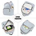 thumbnail image 5 of JIALIOU Mini Backpack Purse for Women Quilted Casual Daypack Small Travel Shoulder Bag, Baby Blue, 5 of 7