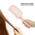 thumbnail image 2 of Detangling Hair Brush Professional Men Women Vented Paddle Styling Tool for Thick Straight HairPink, 2 of 5