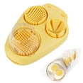 thumbnail image 6 of HHVB 3 In 1 Egg Slicer For Hard Boiled Eggs, Strawberry Slicer Grape Cutter, Stainless Steel Dicer Egg Slicer Dishwasher Safe, Fruit Cutter For Egg Strawberry, Kitchen Gadget, 6 of 6