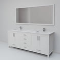 thumbnail image 5 of Jacques 72 in. W White Double Bath Vanity, White Quartz Top, Faucet Set, and 70 in. Mirror, 5 of 9