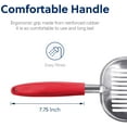 thumbnail image 4 of ORUYROP Cat Litter Scoop Solid Aluminum Alloy Sifter Deep Shovel, Long Handle Cat Metal Scooper, Poop Sifting, Pooper Lifter, Dull Teeth, Kitty Pet Sifter Durable, Heavy Duty Neater Scoops for, 4 of 6