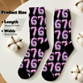 thumbnail image 6 of 67 Socks for Children – Funny Six Seven Meme Design Kids Socks, Soft Stretchy Crew Socks for Boys & Girls, Cute Everyday Wear & Gift Idea, 6 of 6