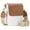 A-Off-White, variant on Vegan Leather Belt Bag for Women Fanny Pack Crossbody with Adjustable Strap Fashion Waist Packs