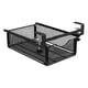 thumbnail image 2 of Cesta de almacenamiento debajo del estante, resistente, para armario, dormitorio o alacena. Negro ajustable, 2 of 8