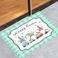 thumbnail image 5 of CoreLiving Spring Doormat for Outdoor Entrance Absorbent Non Slip Coir Rug with Easter Floral Bunny Design Happy Easter Welcome Mat for Front Porch Patio Decor Indoor Home Kitchen Entryway 16"x24", 5 of 8