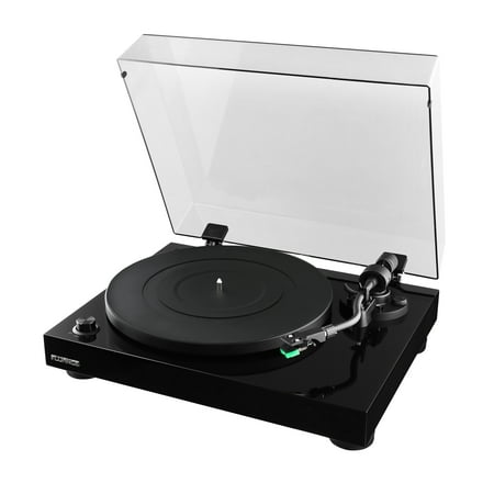 Fluance RT81 Elite High Fidelity Vinyl Turntable Record Player with Audio Technica AT95E Cartridge, Belt Drive, Built-in Preamp, Adjustable Counterweight, Solid Wood Plinth - Piano