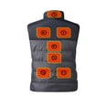 thumbnail image 5 of Usmixi 2023 Winter Womens Heated Vest Heated Jackets for Women Winter Outdoor Skiing 11 Electric Heating Area Coats Front Zipper Sleeveless Unisex Heated Vest Coats Up to 65% off, 5 of 6
