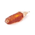 thumbnail image 4 of 20pcs Natural Amber Pendants Chips Charms with Brass Loops Light golden 10~29x8~11x7~10mm Hole: 2~2.5mm, 4 of 5