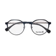 thumbnail image 2 of HURLEY HMO121 EYEGLASS FRAME/GLASSES STAINLESS STEEL LARGE LENSES FULL-RIM SLEEK, 2 of 9