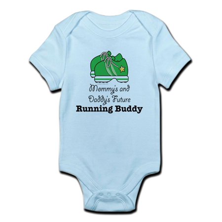 

CafePress - Mommy s Daddy s Future Running Buddy Baby Bodysuit - Baby Light Bodysuit