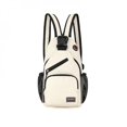 thumbnail image 5 of Women Small Backpack 2023 Casual Girls Chest Bag with Earphone Hole Travel Backpack Multi-Functional Rucksa PDM, 5 of 5