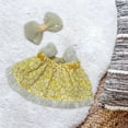 thumbnail image 1 of 2x vestido de muñeca de peluche, regalos de cumpleaños, modelo de accesorios, coordinación, haz tus propias muñecas, ropa para muñeca de niña, vestido Amarillo, 1 of 8