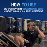 Sleep Supplement - EVLution Nutrition Sleep Aid with Z-Matrix for Muscle Recovery - Sleeping Pills Mineral Complex with Zinc, Magnesium & L-Theanine - EVL Z-Matrix 240ct Capsules