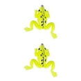 thumbnail image 4 of QualitChoice Appât Factice Surface Leurre Faible Résistance Forte Robustesse Fil d'Acier Baffle Outils de Pêche Bionique Motif Écailles de Poisson Simulé Jaune Fluorescent 2ensemble, 4 of 6