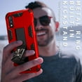 thumbnail image 7 of for Galaxy A01 Case,Samsung A01 Case,with HD Screen Protector,Military Grade Magnetic Car Mount Kickstand Heavy Duty Shockproof Case Cover for Samsung Galaxy A01 (Red), 7 of 7