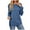 1-Blue, variant on Womens Fall Long Sleeve Tunic Tops with Pockets Casual Loose Crewneck Shirts Lightweight Pleated Long Sleeve Pullover