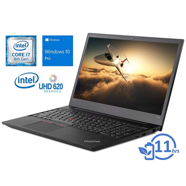 Lenovo ThinkPad E590 Laptop, 15.6" HD+ Display, Intel Core i7-8565U