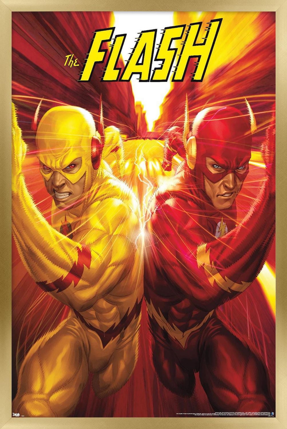 DC Comics - The Flash and The Reverse Flash - Race Wall Poster, 22.375" x 34"