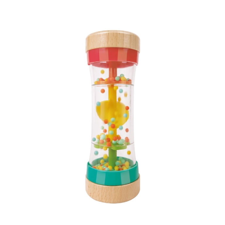 Hape Rainbow Stick Shake Beaded Raindrop Rattle, 2-Pack photo 7