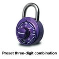 thumbnail image 4 of Master Lock Padlock 1530DCM Combination Dial with Aluminum Cover, 1-7/8in (48mm) Wide, Assorted Colors, 4 of 8