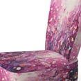 thumbnail image 4 of Designart "Magical Magenta" Pink Abstract Landscape Upholstered Accent Chair - Modern Arm Chair For Living Room, 4 of 5