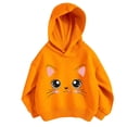 thumbnail image 2 of Bnwani Big Girls Hoodies Cotton Long Sleeve Fall Loose Sweatshirt Printed Pullover Size 7-8, 2 of 3