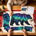 thumbnail image 7 of Northern Lights Wildlife DIY Patchwork Kit, Creative Fabric Craft, Handmade Home Decor Project, Unique Gift for Craft Lovers (Polar Bear), 7 of 7