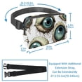 thumbnail image 3 of Halloween eyeballs Lightweight and Adjustable Crossbody Bag with Extension Strap - Unisex Sling Bag, Crossbody Bag, Fanny Pack, 3 of 7
