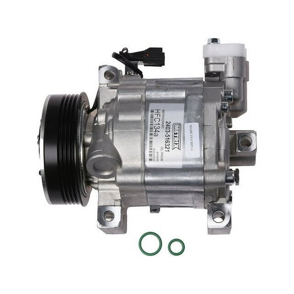 A/C Compressor - DKV10R - Compatible with 2008 - 2014 Subaru Impreza 2.5L H4 2009 2010 2011 2012 2013