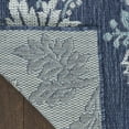 thumbnail image 6 of Nourison Garden Oasis Indoor/Outdoor Navy 5' x 7' Area Rug (5x7), 6 of 10