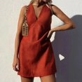 thumbnail image 6 of Women's Casual Dresses Cienvnstg Short Sleeved Summer Dress for Everyday Wear New Beach Dress, 6 of 6