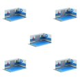 thumbnail image 1 of Dalazy Modèle Réduit de Voiture Garage pour Collection Diorama Arrière-Plan Époustouflant et Réaliste 32108 5Ensemble, 1 of 6